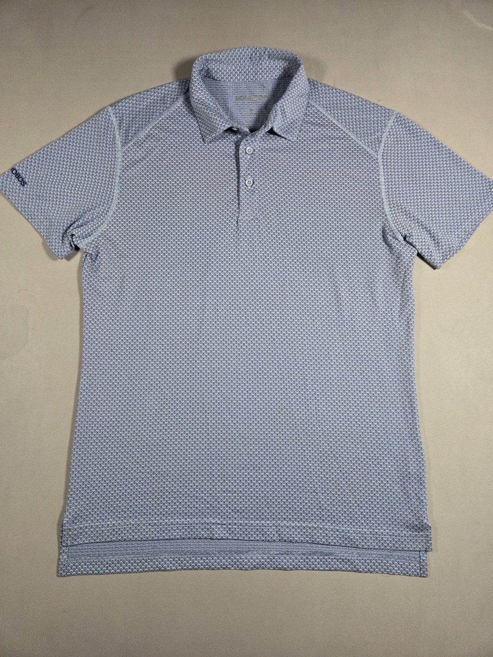 Bonobos Light Blue pattern Featherweight Golf Polo Medium